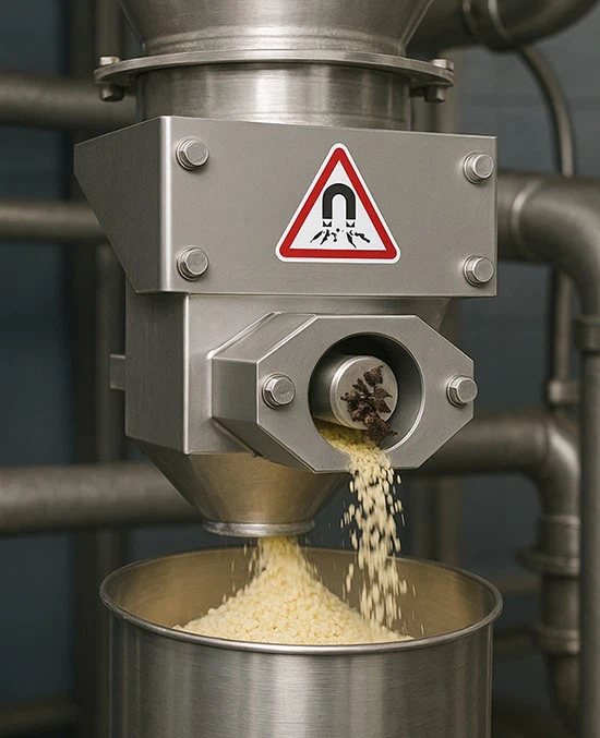 Gravity Feed Magnetic Separator Application Gravity Feed Magnetic Separator Application