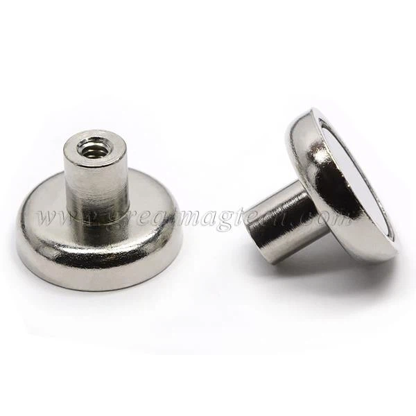 NdFeB pot magnet with internal threaded Stud Holding Magnets